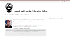 Desktop Screenshot of kyukidomartialarts.com